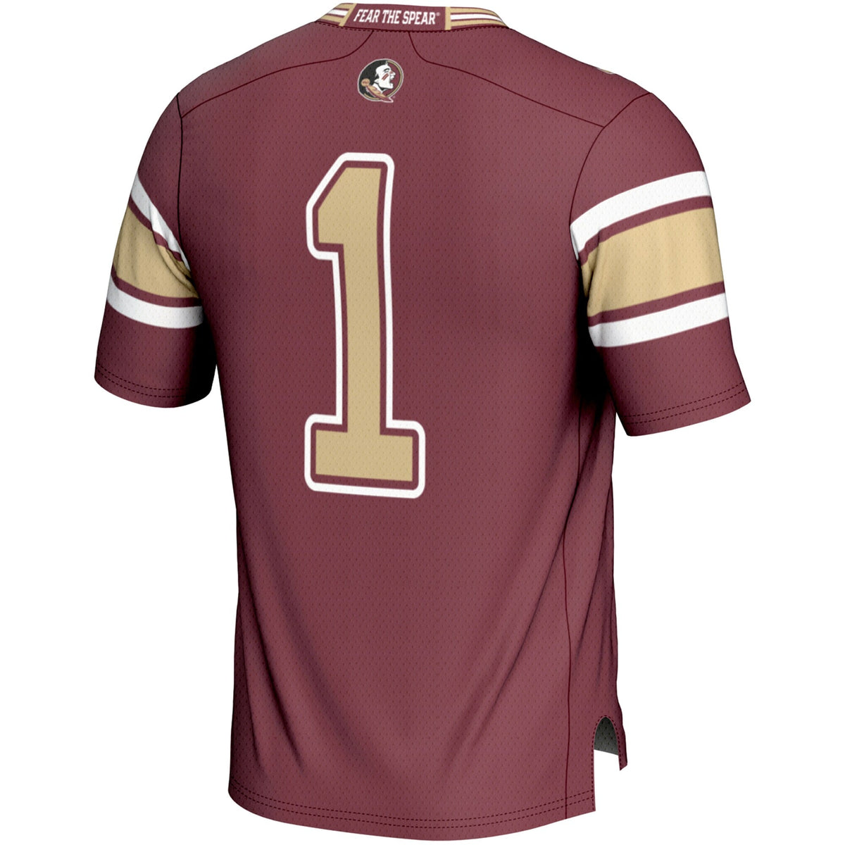 #1 Florida State Seminoles Endzone Football Jersey - Garnet product image 4, provided for visual reference and product