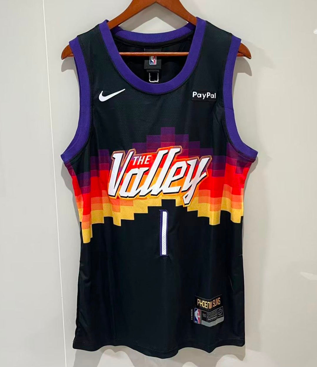 Devin Booker Phoenix Suns Official NBA Nike Jersey black product image 2