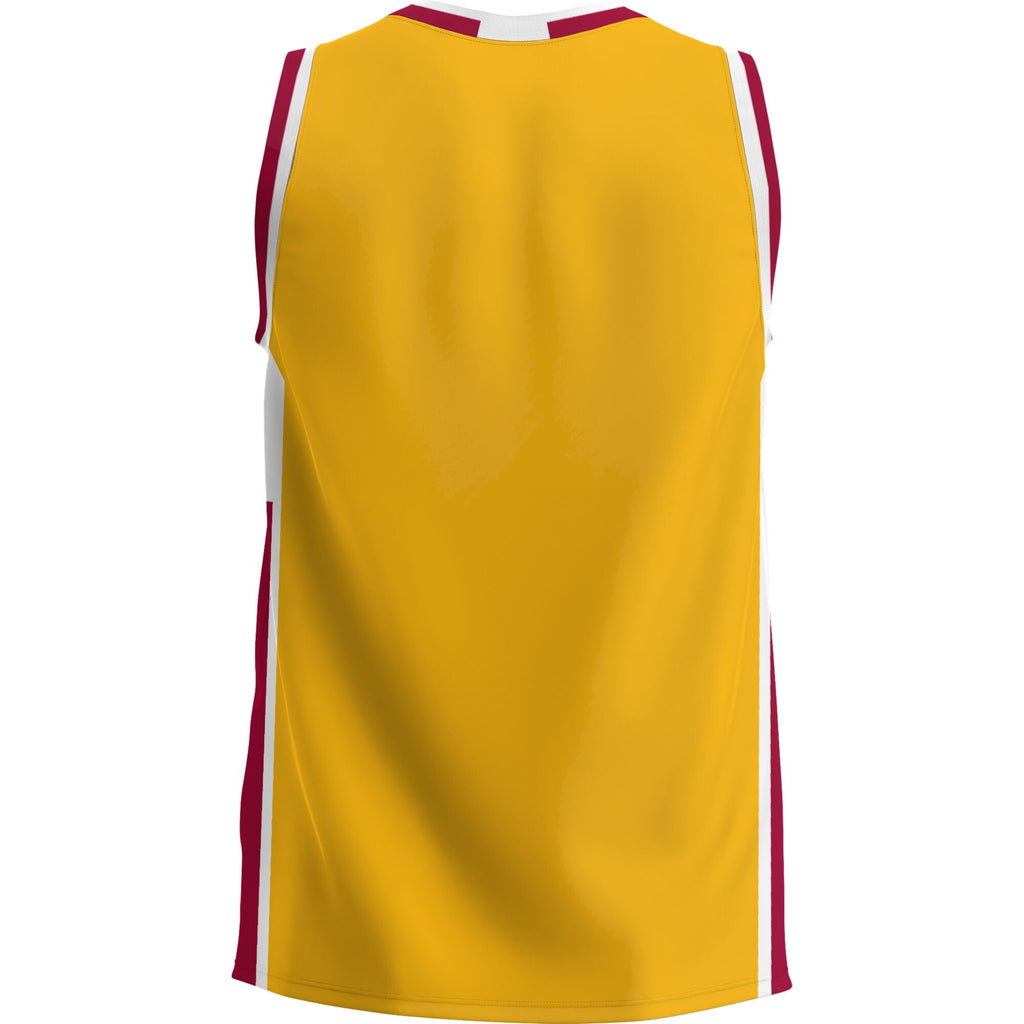 Park Pirates Lightweight Basketball Jersey - Gold product image 4, provided for visual reference and product detail review