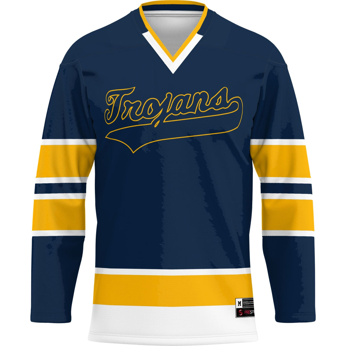 Central Alabama Community College Trojans Hockey Jersey - Navy product image 3, provided for visual reference and product