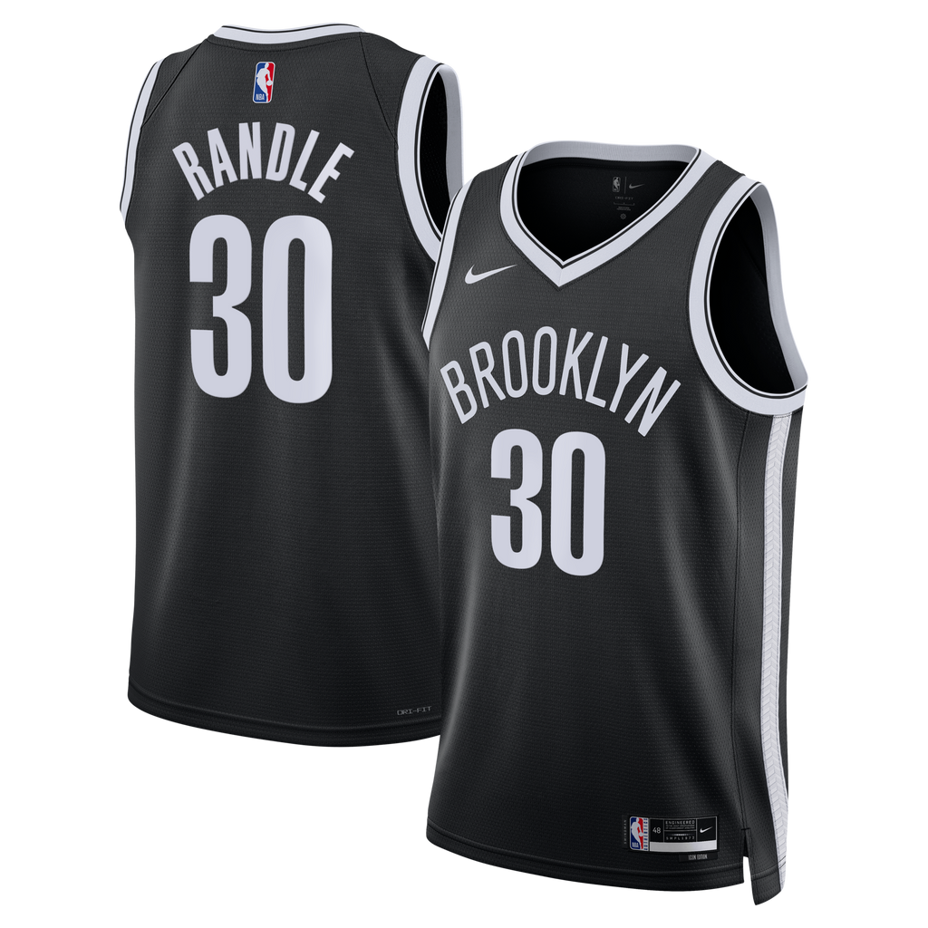 Brooklyn Nets Icon Swingman Jersey- Black - Julius Randle product image 1, provided for visual reference and product detail