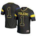 #1 Toledo Rockets Football Jersey - Black product image 1, provided for visual reference and product detail review