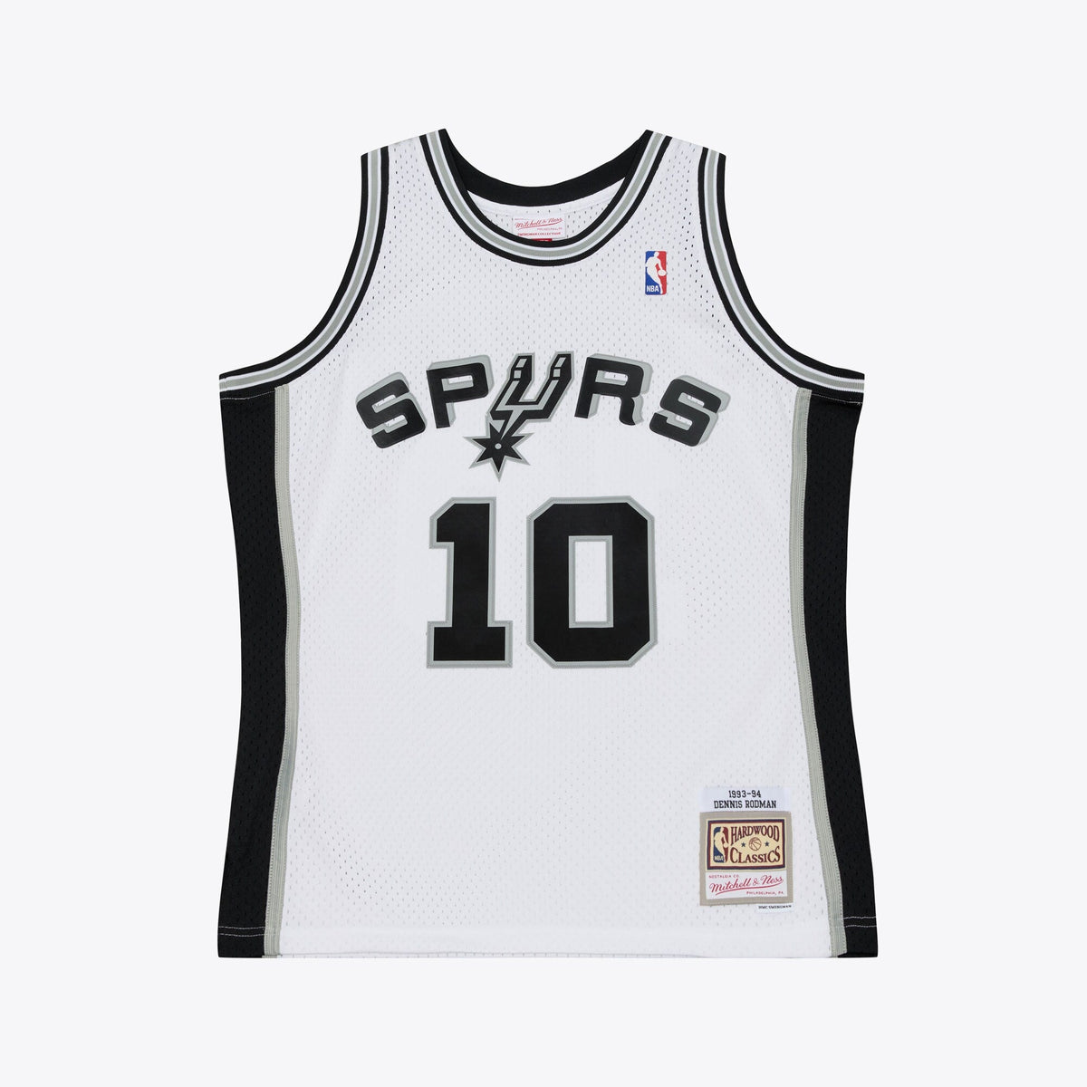 San Antonio Spurs Dennis Rodman 1993 Authentic Jersey - White product image 3, provided for visual reference and product