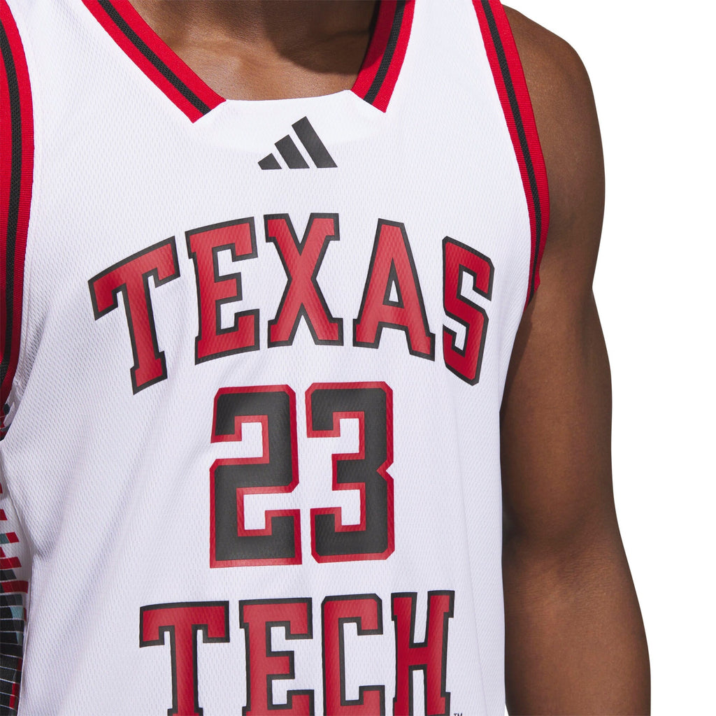 #23 Texas Tech Red Raiders Replica Swingman Jersey - White product image 5, provided for visual reference and product detail