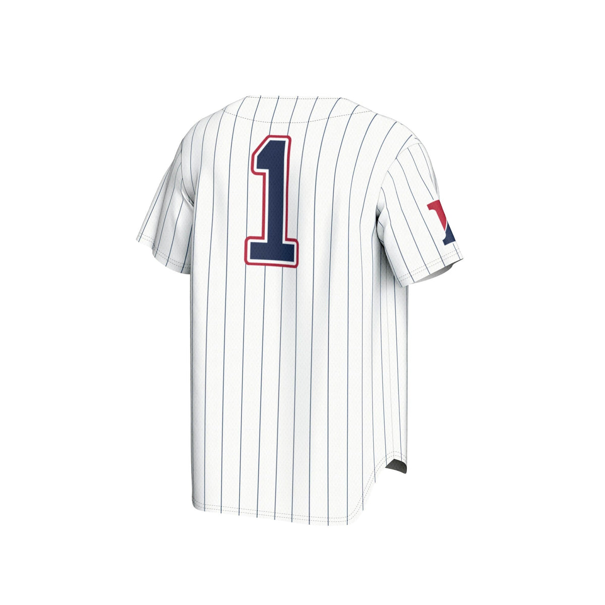 #1 Pennsylvania Quakers Lightweight Baseball Jersey - White product image 4, provided for visual reference and product