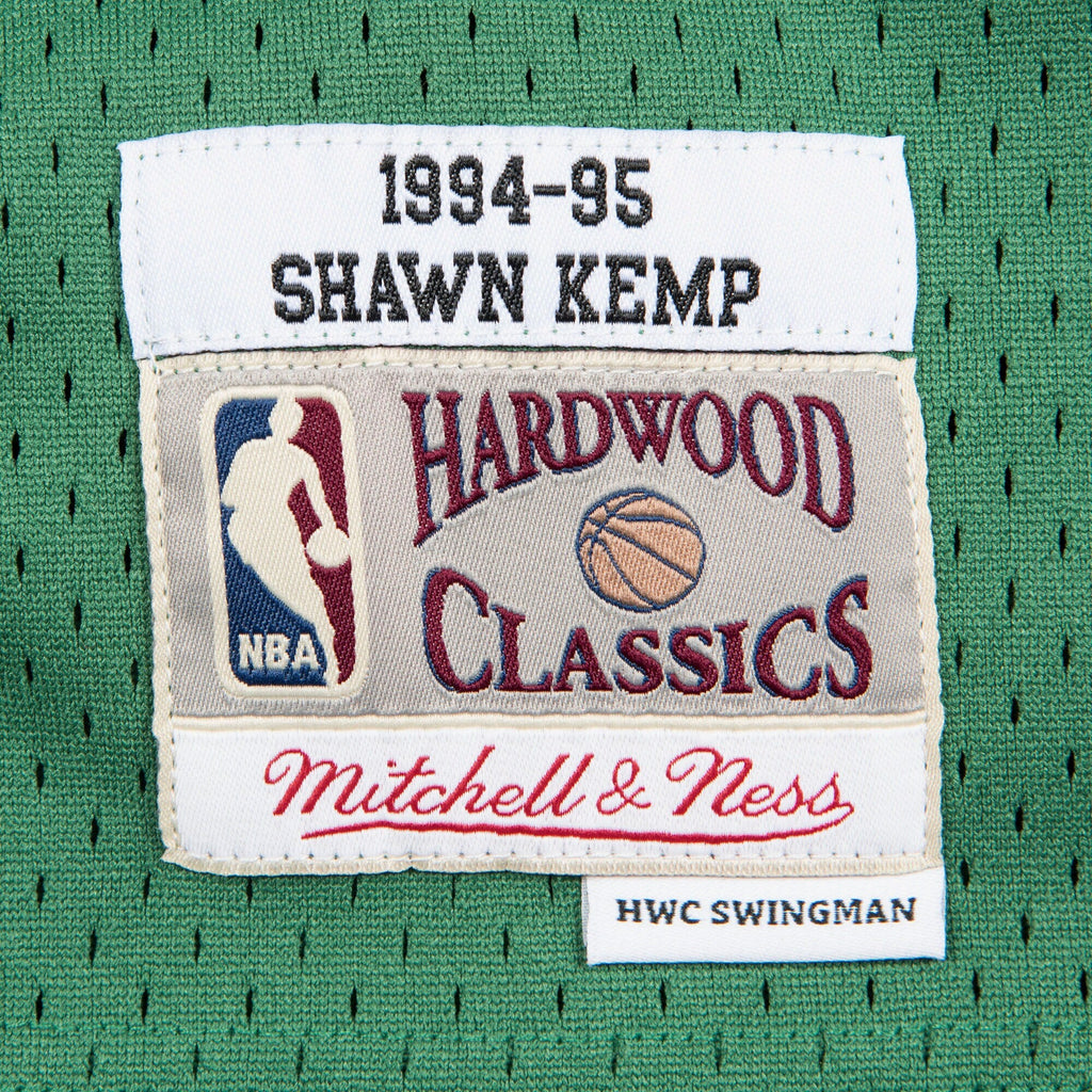 Seattle Supersonics Swingman Jersey Shawn Kemp 1994-95 product image 4, provided for visual reference and product detail