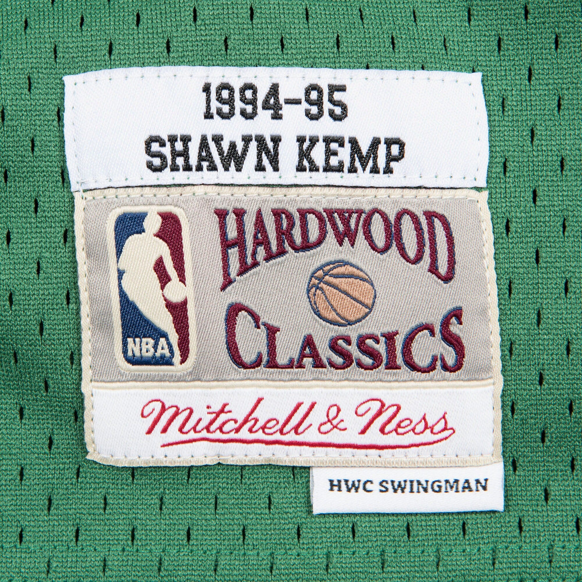 Seattle Supersonics Swingman Jersey Shawn Kemp 1994-95 product image 4, provided for visual reference and product detail