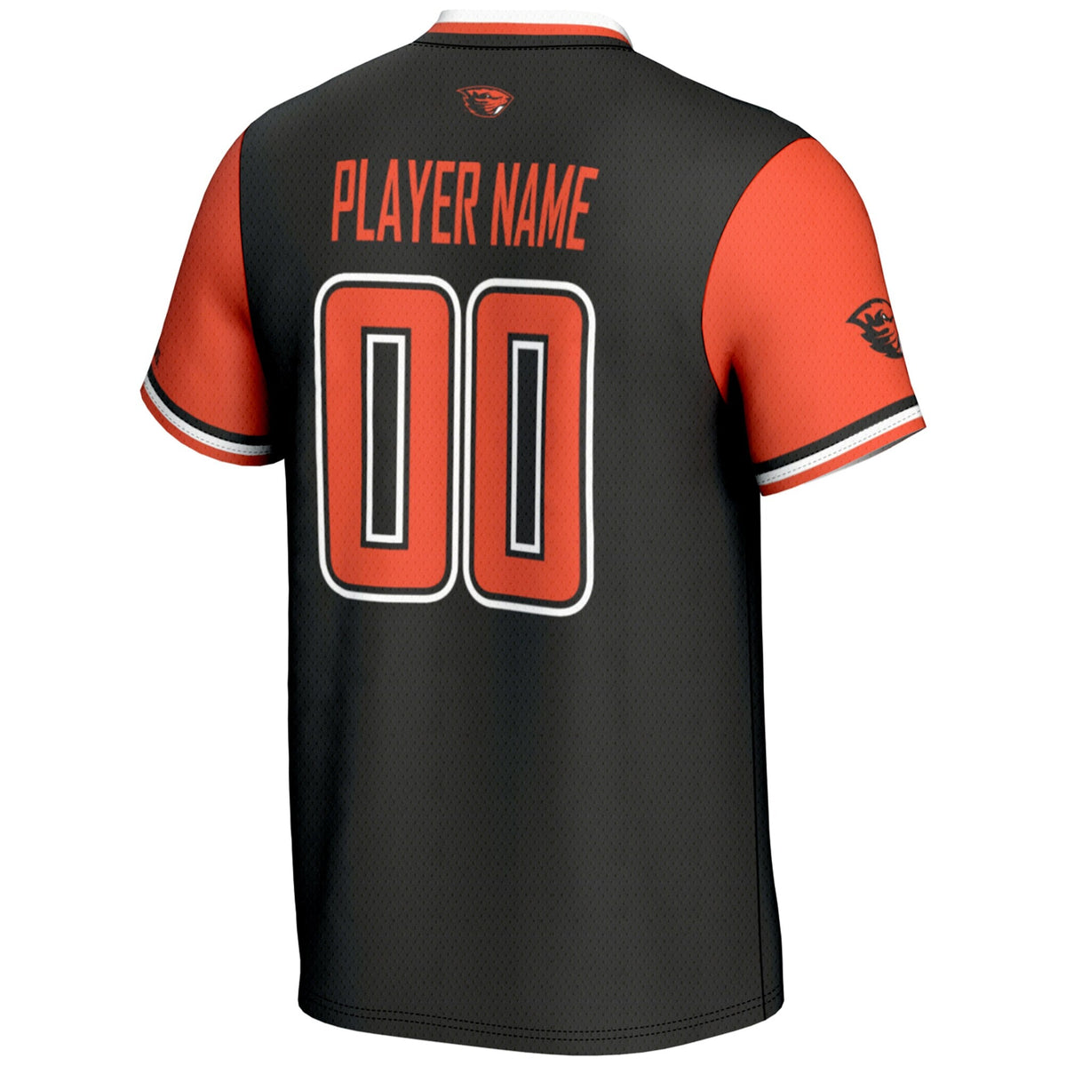 Oregon State Beavers NIL Pick-A-Player Lightweight Softball Jersey - Black product image 4, provided for visual reference