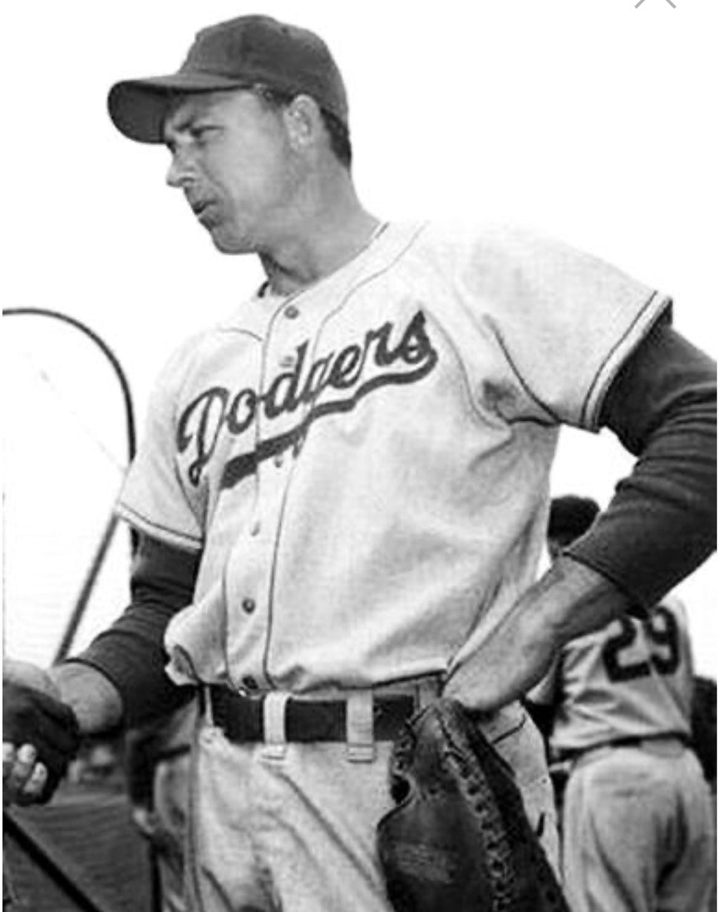 Gil Hodges 1955 Brooklyn Dodgers Official MLB Majestic product image 3