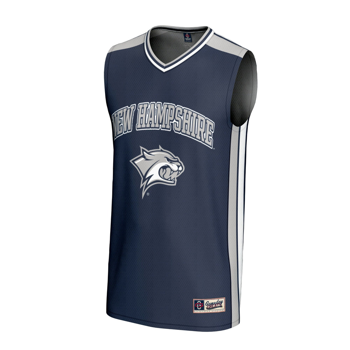 New Hampshire Wildcats Spirit Basketball Jersey - Navy product image 3, provided for visual reference and product detail