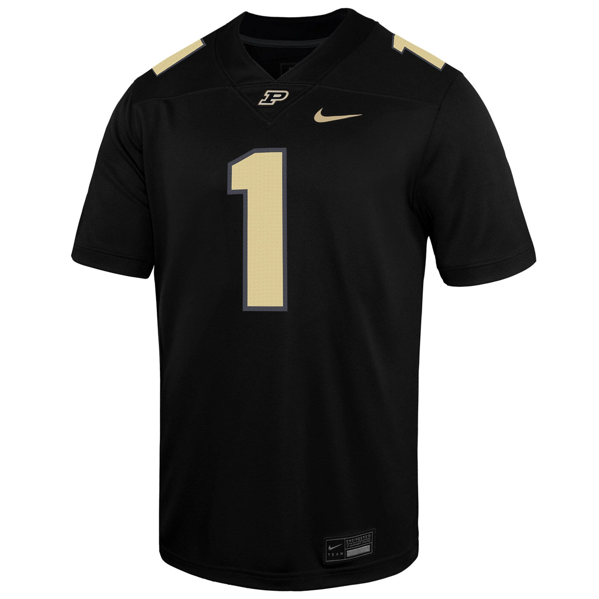 #1 Purdue Boilermakers Alternate Game Jersey - Black product image 3, provided for visual reference and product detail review