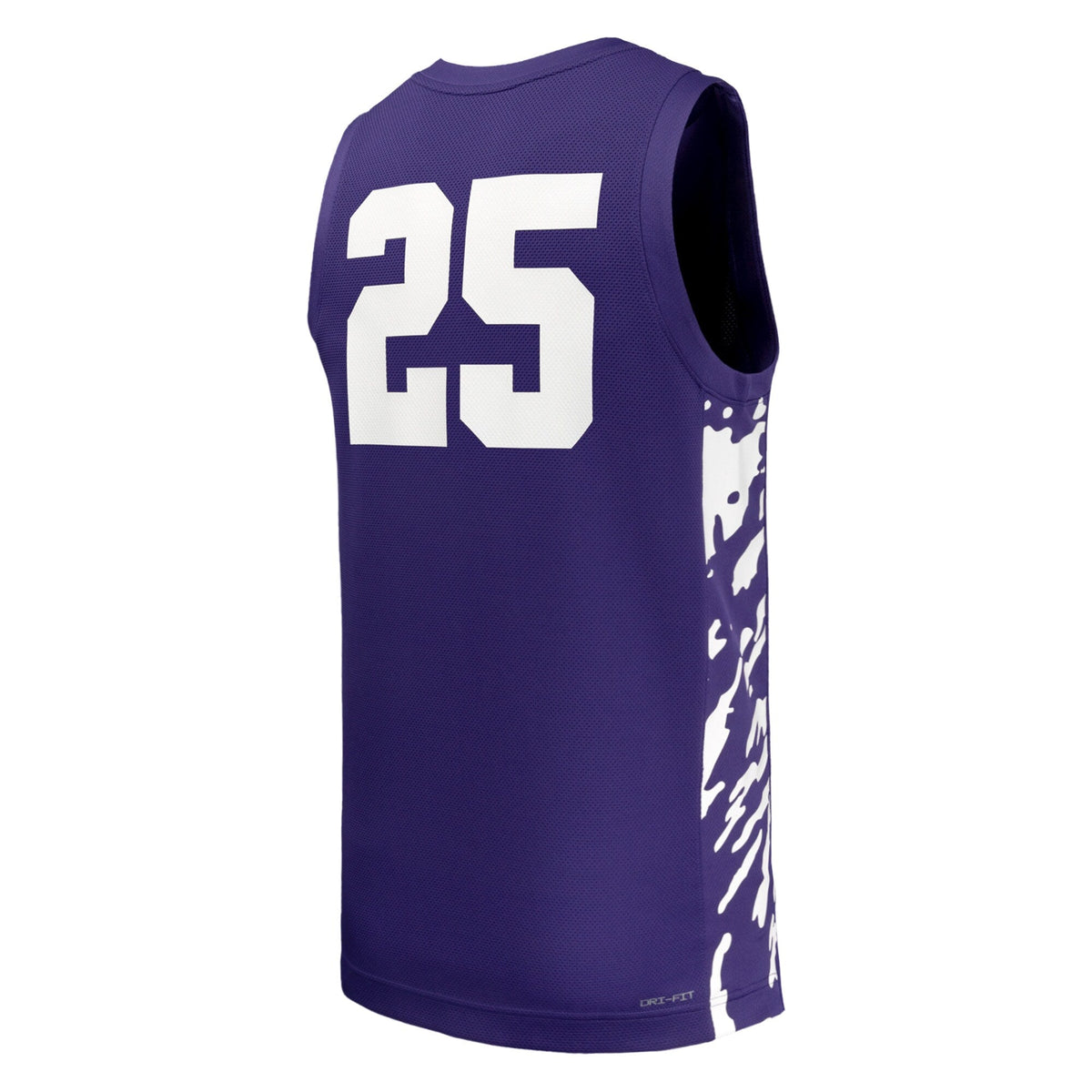 #25 Kansas State Wildcats Replica Basketball Jersey - Purple product image 4, provided for visual reference and product