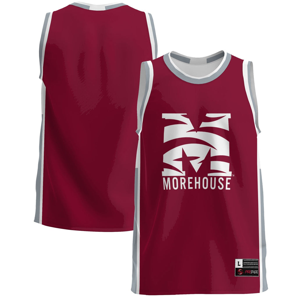Morehouse Maroon Tigers Lightweight Basketball Jersey - Maroon product image 1, provided for visual reference and product