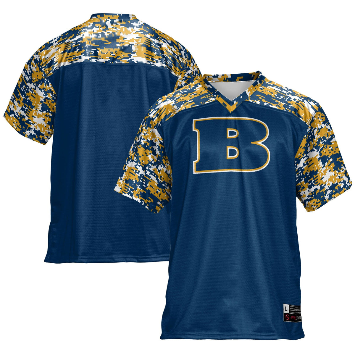 Beloit College Buccaneers Football Jersey - Blue product image 1, provided for visual reference and product detail review