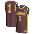 #1 Arizona State Sun Devils Lightweight Collegiate Basketball Fashion Jersey - Maroon product image 1, provided for visual