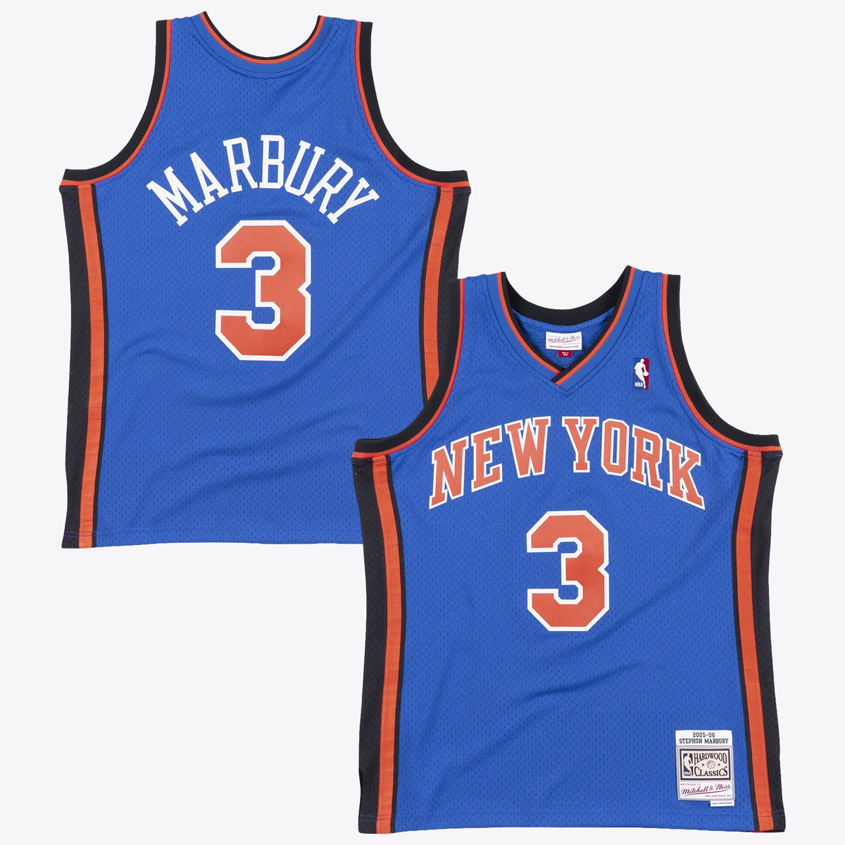 New York Knicks Stephon Marbury 2006 Swingman Authentic Jersey - Royal Blue product image 2, provided for visual reference