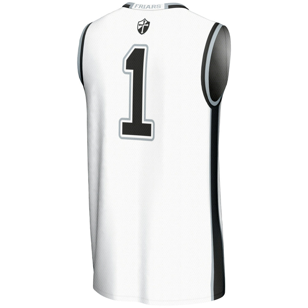 #1 Providence Friars Lightweight Basketball Jersey - White product image 4, provided for visual reference and product detail
