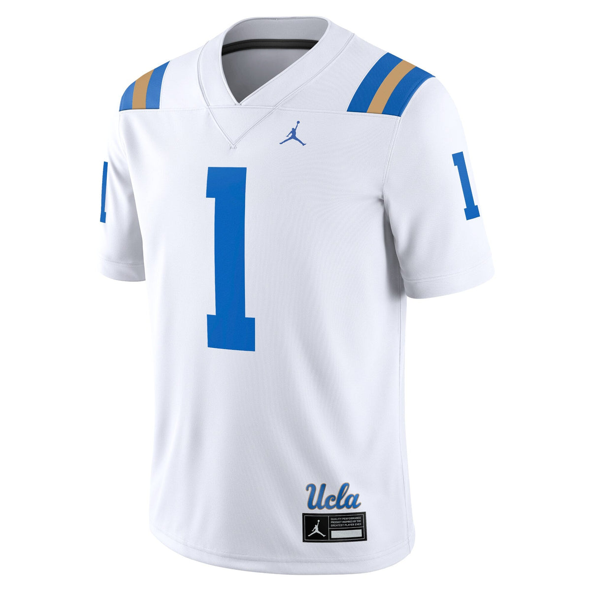 #1 UCLA Bruins Game Jersey - White product image 3, provided for visual reference and product detail review