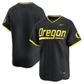 Black Oregon Ducks Baseball Limited Jersey product image 1, provided for visual reference and product detail review