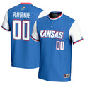Kansas Jayhawks NIL Pick-A-Player Lightweight Softball Jersey - Royal product image 1, provided for visual reference and