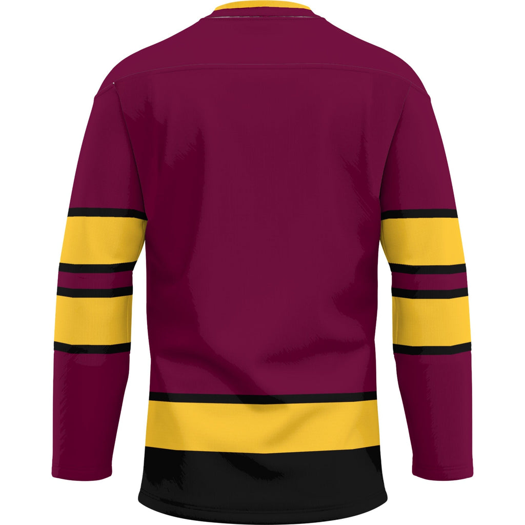 Central Michigan Chippewas Hockey Jersey - Maroon product image 4, provided for visual reference and product detail review