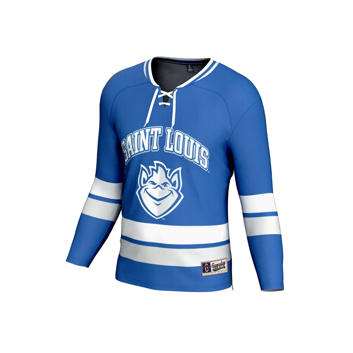Saint Louis Billikens Spirit Hockey Jersey - Blue product image 3, provided for visual reference and product detail review