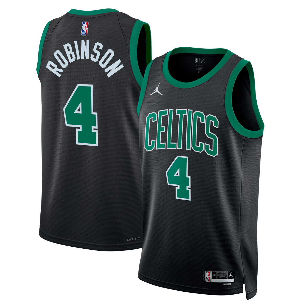 Boston Celtics Statement Edition Swingman Jersey - Black - Mitchell Robinson product image 2, provided for visual reference