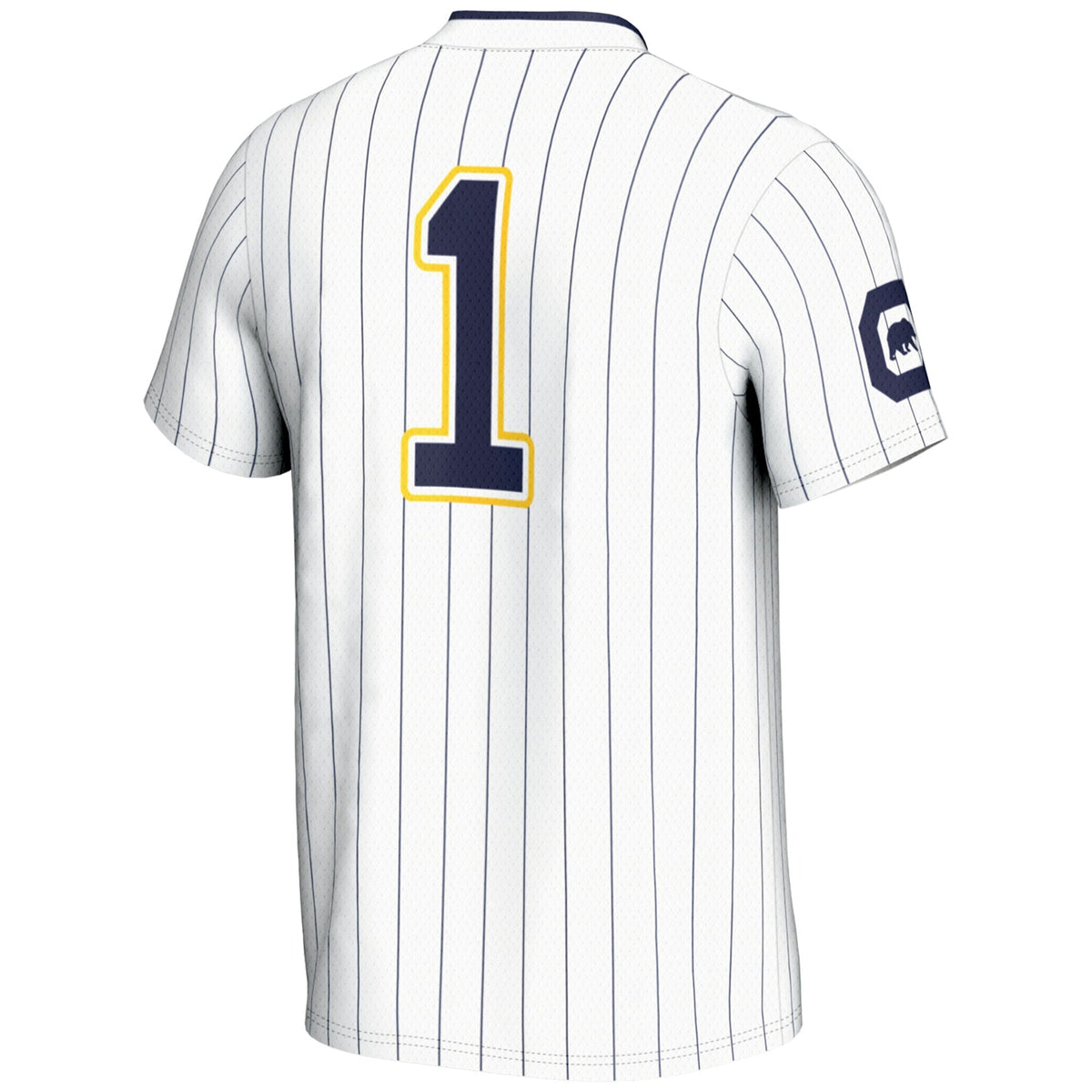 #1 Cal Bears Lightweight Softball Jersey - White product image 4, provided for visual reference and product detail review