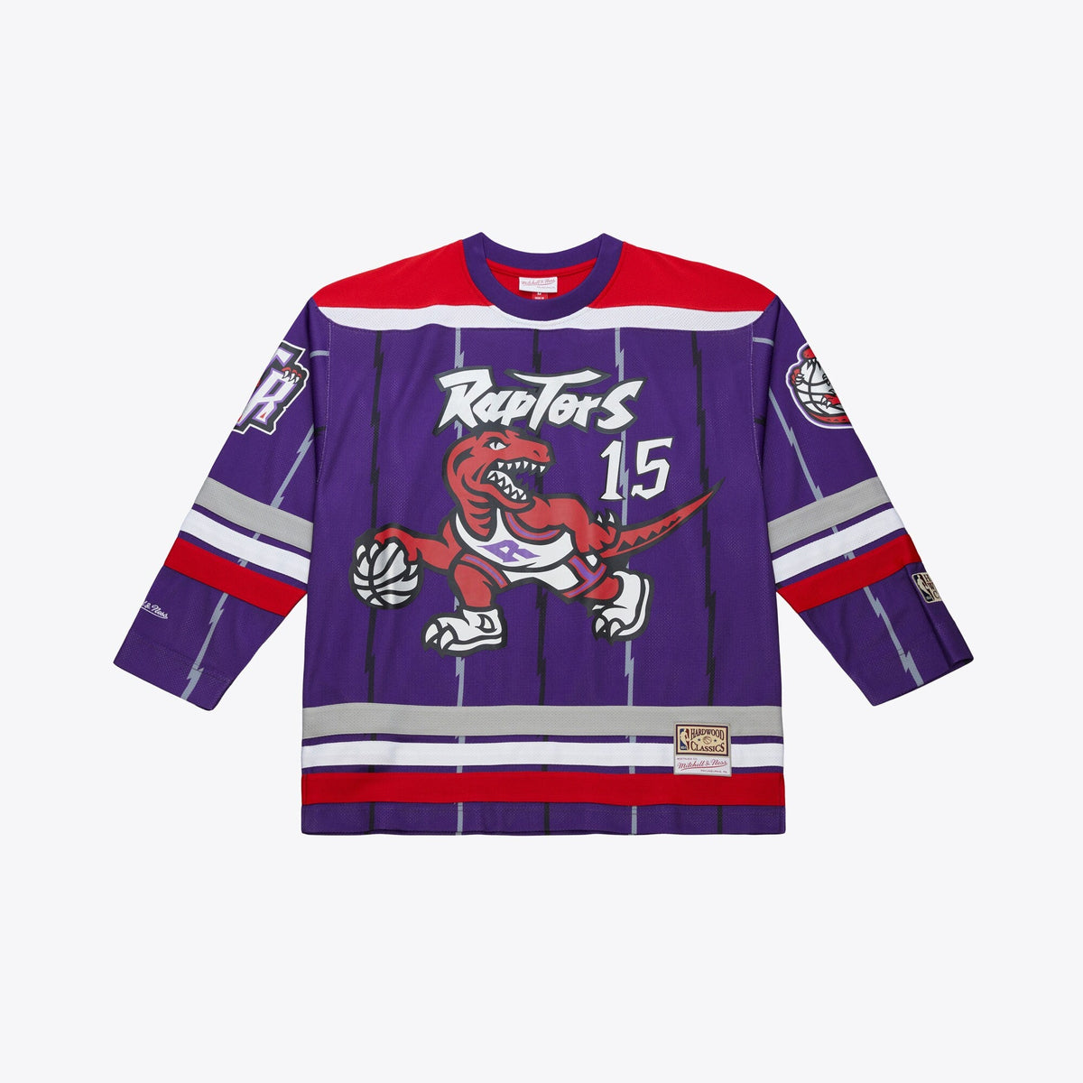 Toronto Raptors Vince Carter Maxxed Out Fashion Hockey Jersey - Purple product image 2, provided for visual reference and