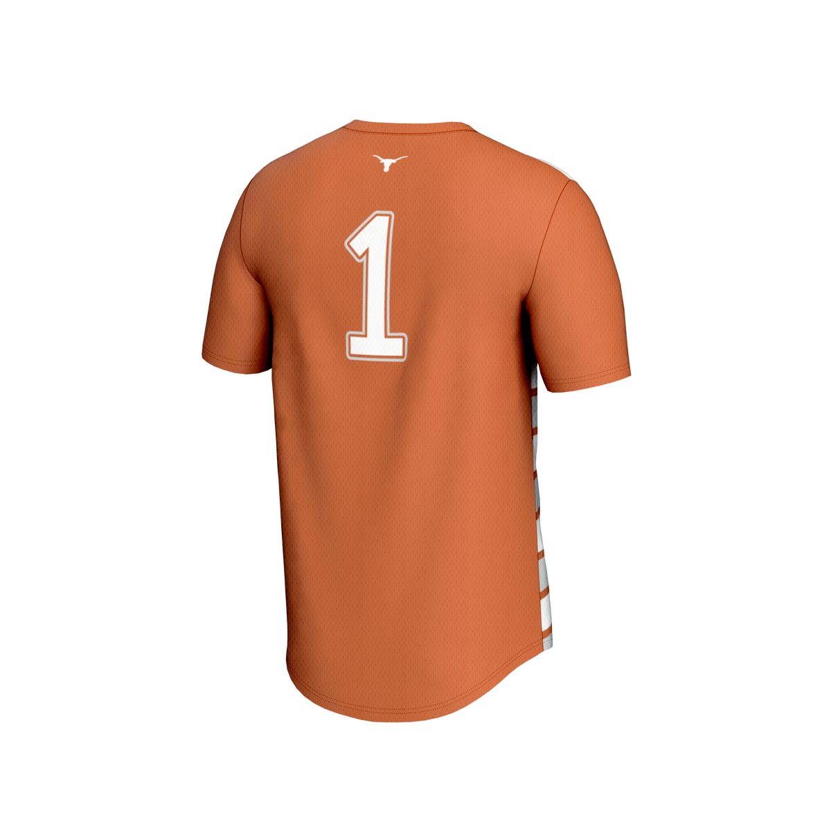 #1 Texas Longhorns Lightweight Soccer Fashion Jersey - Texas Orange product image 4, provided for visual reference and