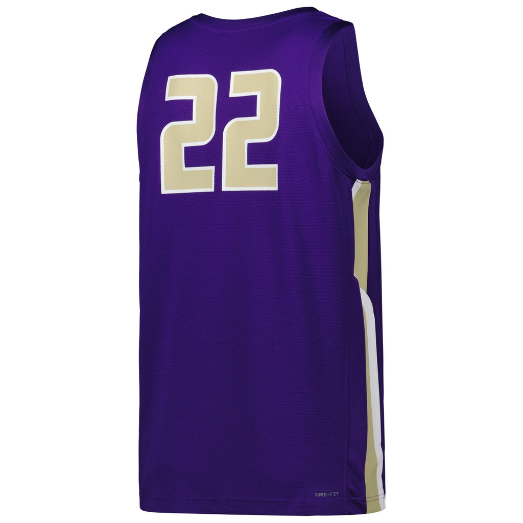 James Madison Dukes Replica Basketball Jersey - Purple product image 4, provided for visual reference and product detail