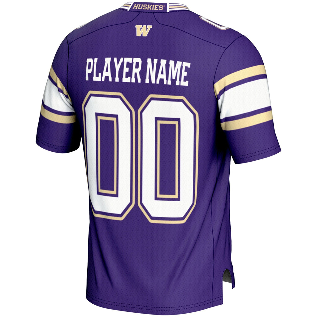 Washington Huskies NIL Pick-A-Player Football Jersey - Purple product image 4, provided for visual reference and product