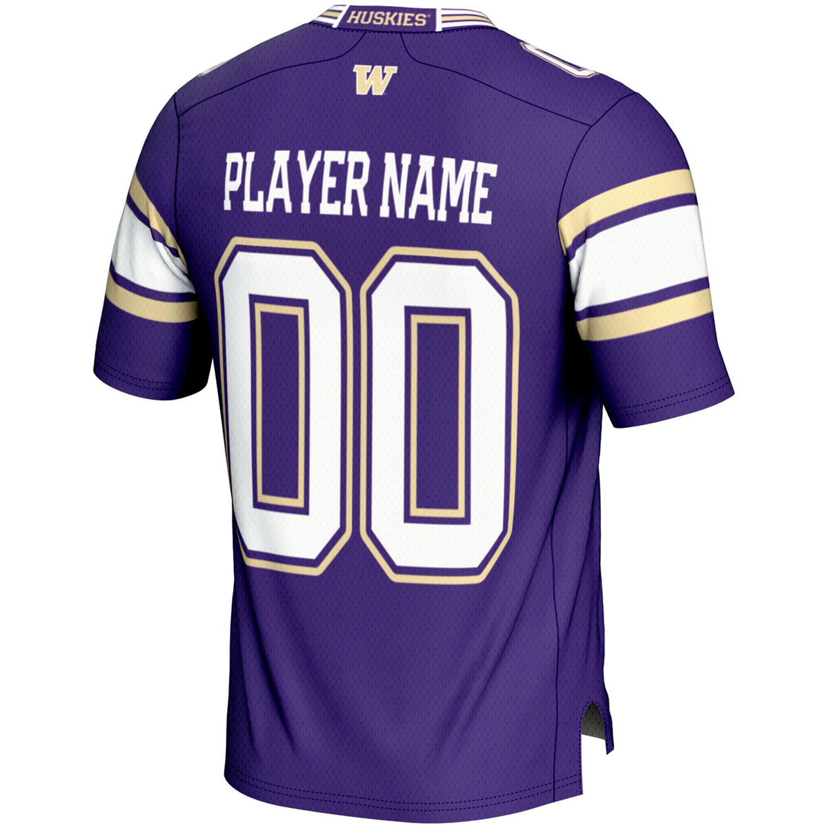 Washington Huskies NIL Pick-A-Player Football Jersey - Purple product image 4, provided for visual reference and product