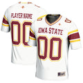 Iowa State Cyclones NIL Pick-A-Player Football Jersey - White product image 1, provided for visual reference and product