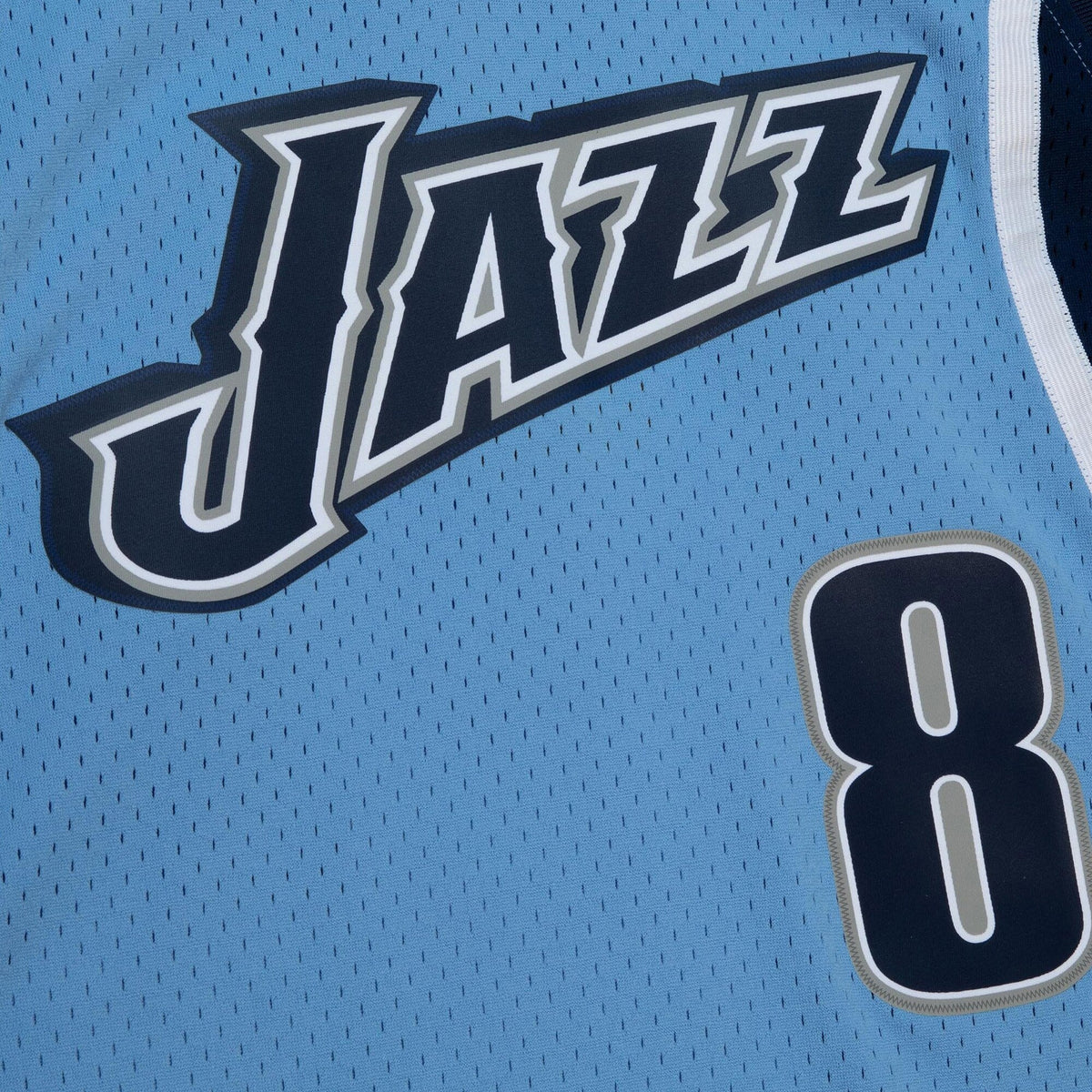 Utah Jazz Deron Williams 2006 Alternate Authentic Jersey - Columbia Blue product image 5, provided for visual reference and
