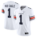 Auburn Tigers Away Football Game Jersey - White product image 1, provided for visual reference and product detail review