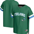 Tulane Green Wave Spirit Baseball Jersey - Green product image 1, provided for visual reference and product detail review