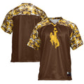 Wyoming Cowboys Football Jersey - Brown product image 1, provided for visual reference and product detail review