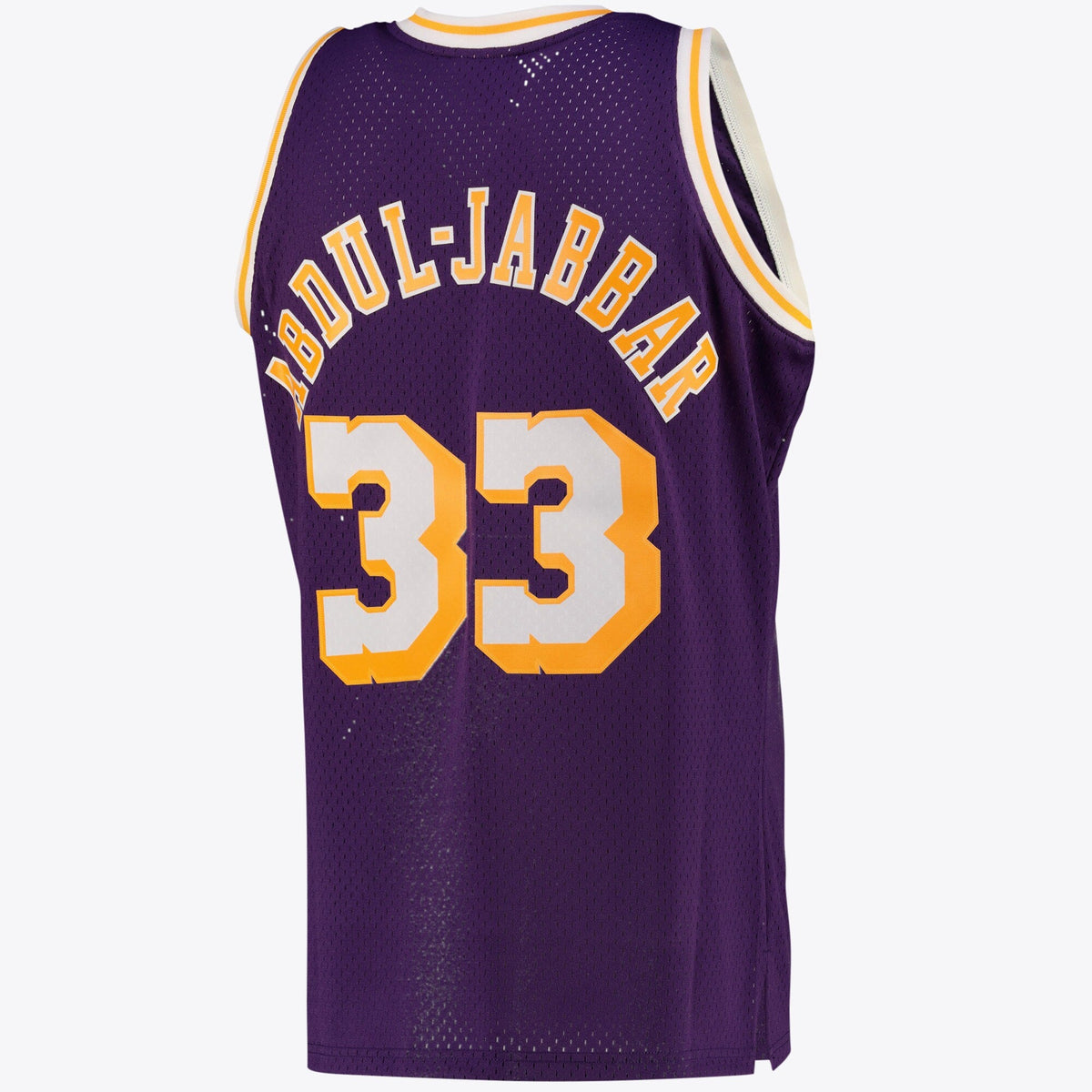 Los Angeles Lakers Kareem Abdul-Jabbar Alternate Swingman Jersey - Purple product image 3, provided for visual reference and