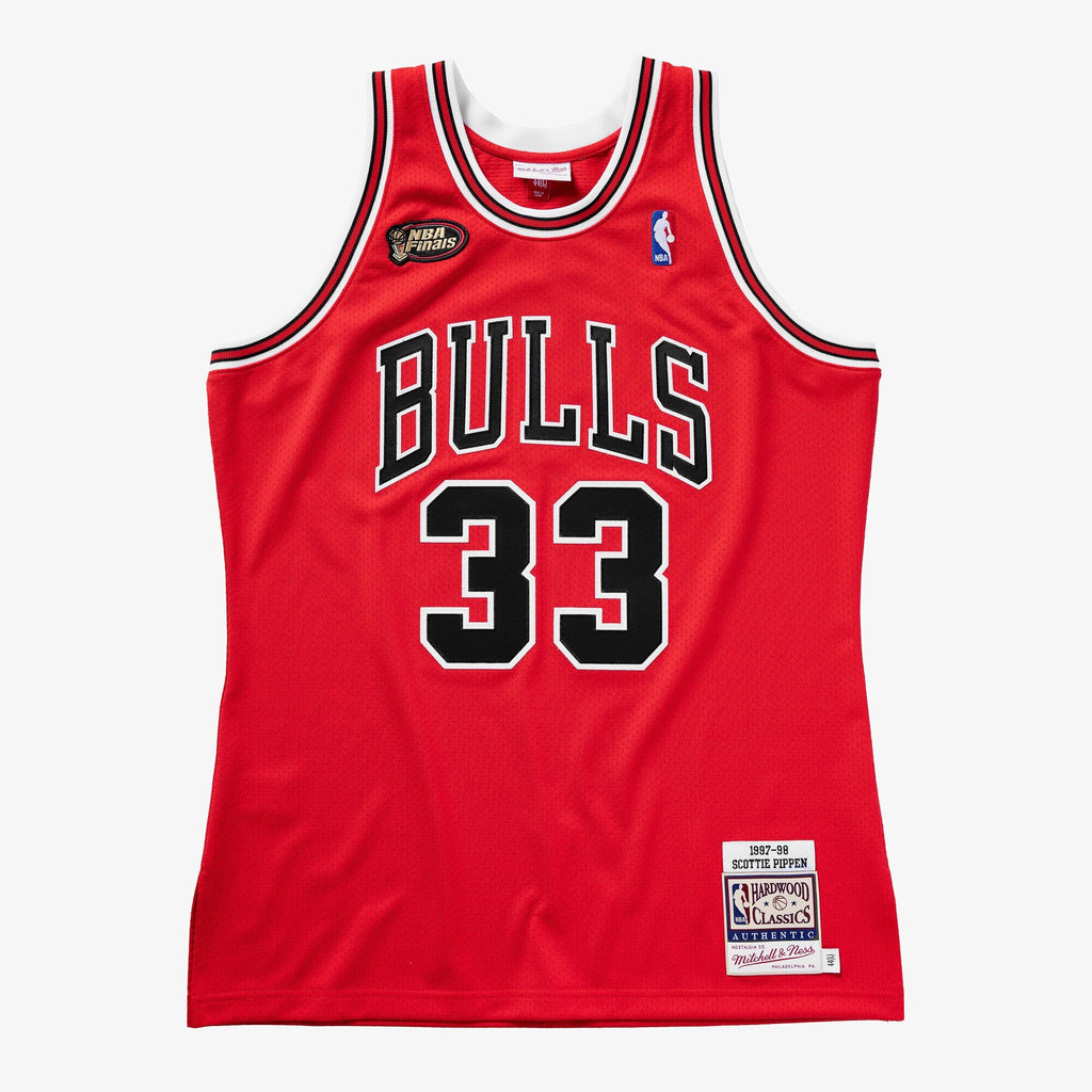 Chicago Bulls Authentic Jersey Road Finals Scottie Pippen 1997 product image 1, provided for visual reference and product