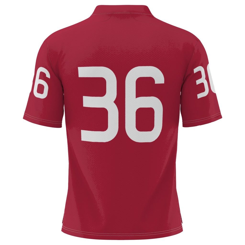 #36 Harvard Crimson Football Jersey - Crimson product image 4, provided for visual reference and product detail review