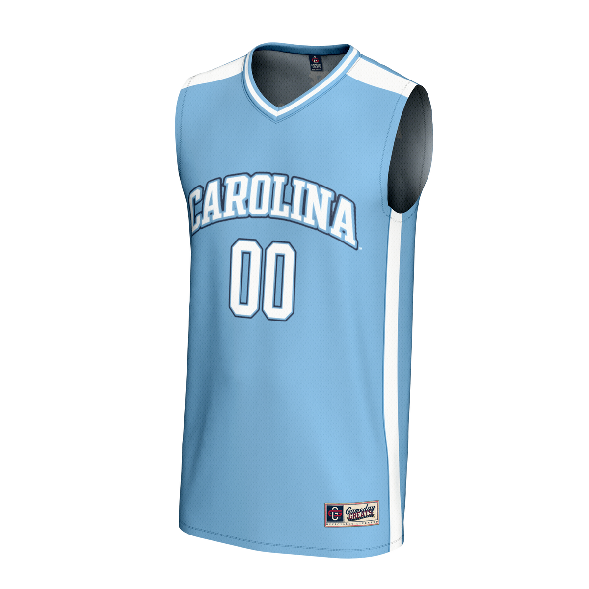 North Carolina Tar Heels NIL Pick-A-Player Lightweight Basketball Fashion Jersey - Light Blue product image 3, provided for