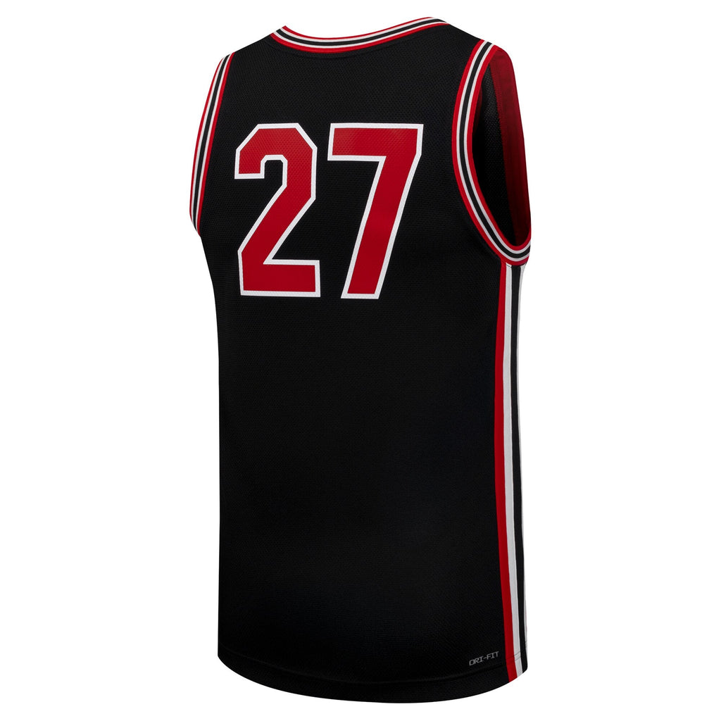 #27 Houston Cougars Replica Basketball Jersey - Black product image 4, provided for visual reference and product detail