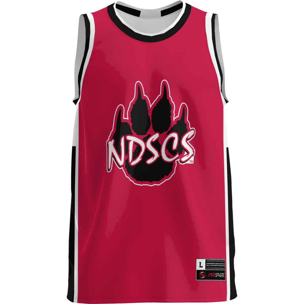 North Dakota College Wildcats Lightweight Basketball Jersey - Red product image 3, provided for visual reference and product