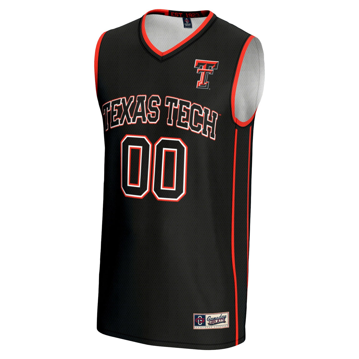 Texas Tech Red Raiders NIL Pick-A-Player Lightweight Basketball Jersey - Black product image 3, provided for visual