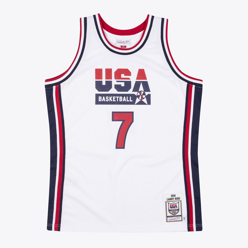 USA Basketball Authentic Jersey Larry Bird 1992 product image 2, provided for visual reference and product detail review