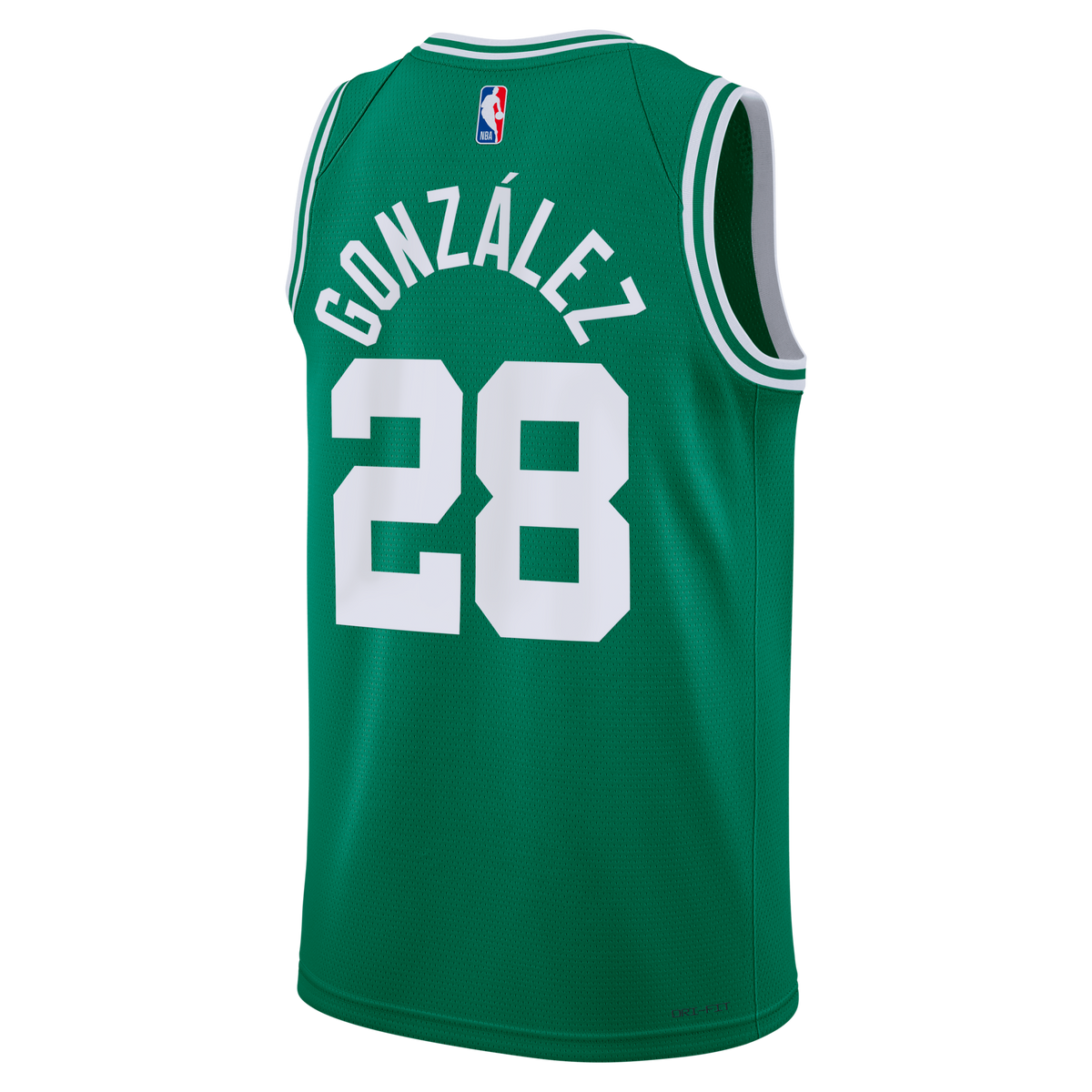 Boston Celtics Icon Edition Swingman Jersey - Kelly Green - Hugo González product image 4, provided for visual reference and