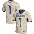 Georgetown Hoyas #1 Lightweight Lacrosse Jersey - Gray product image 1, provided for visual reference and product detail