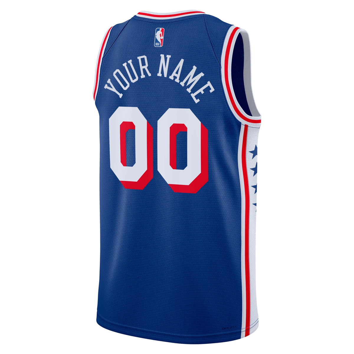 Philadelphia 76ers Icon Swingman Jersey - Custom product image 4, provided for visual reference and product detail review