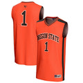 #1 Oregon State Beavers Lightweight Collegiate Basketball Fashion Jersey - Orange product image 1, provided for visual